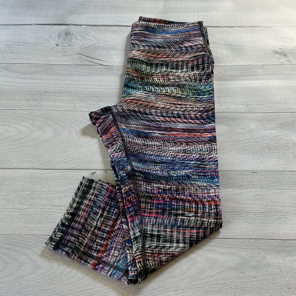 Lululemon Wunder Train HR Crop 21”‎ sz 10 VEUC